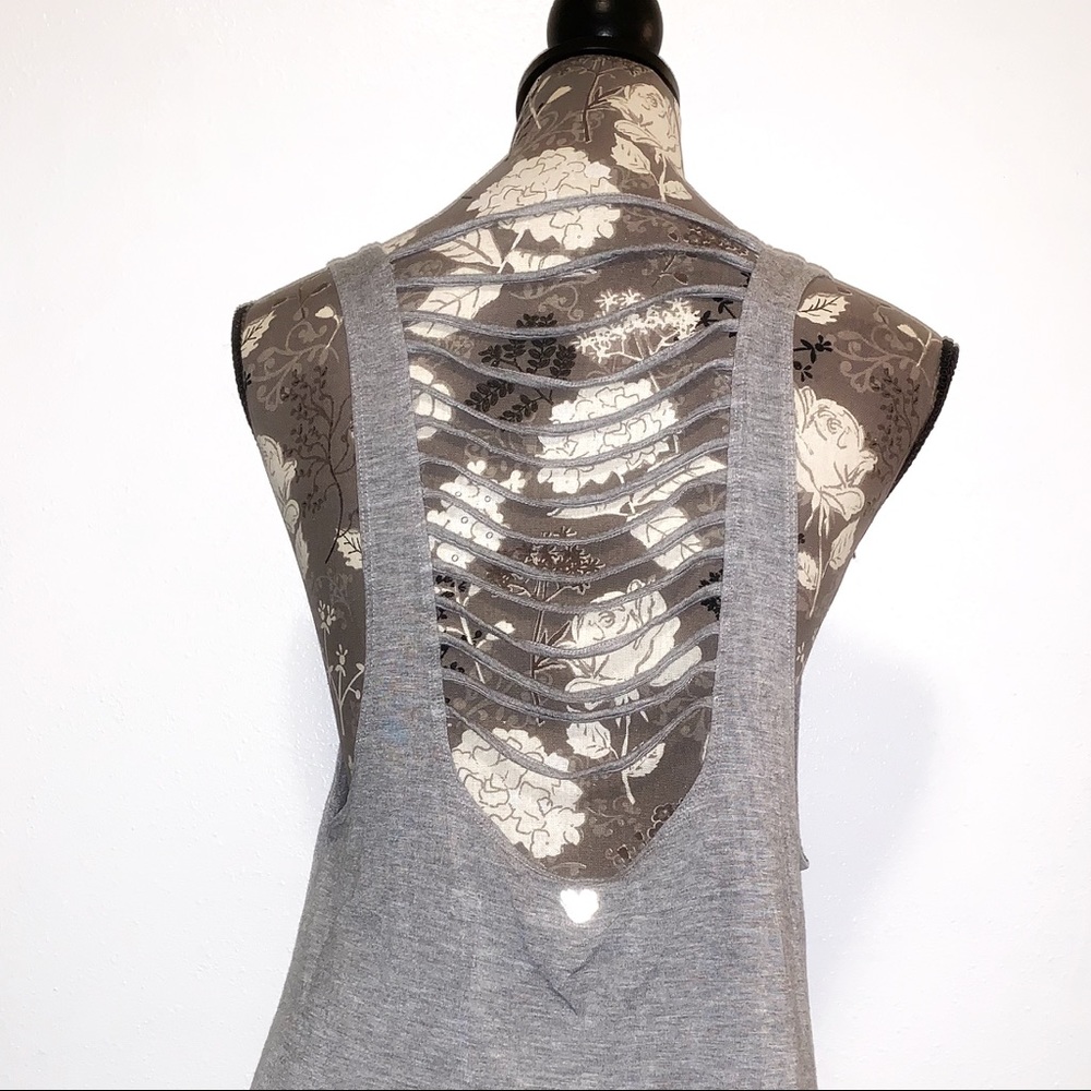 Forever 21 Tattered Back Tank Top - Picture 2 of 6